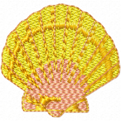 Seashell Embroidery Design 3 Seashell Embroidery Design 3